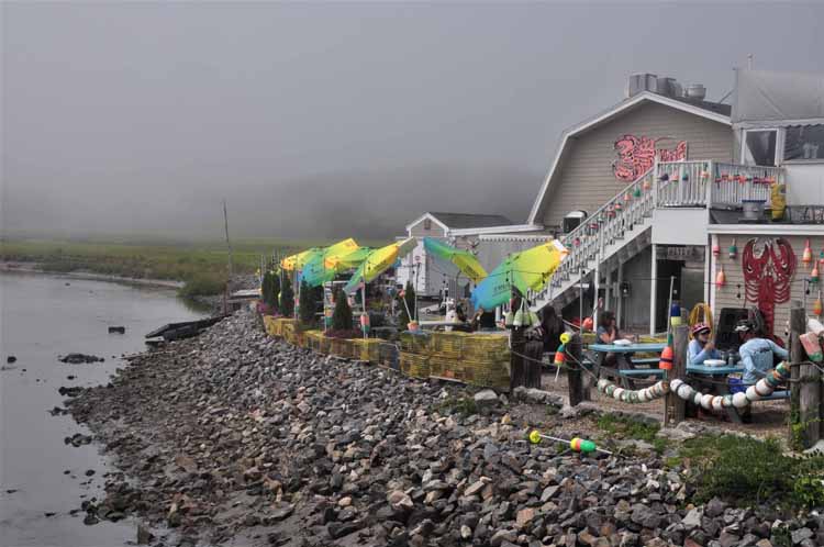 fog at outdoor eatery